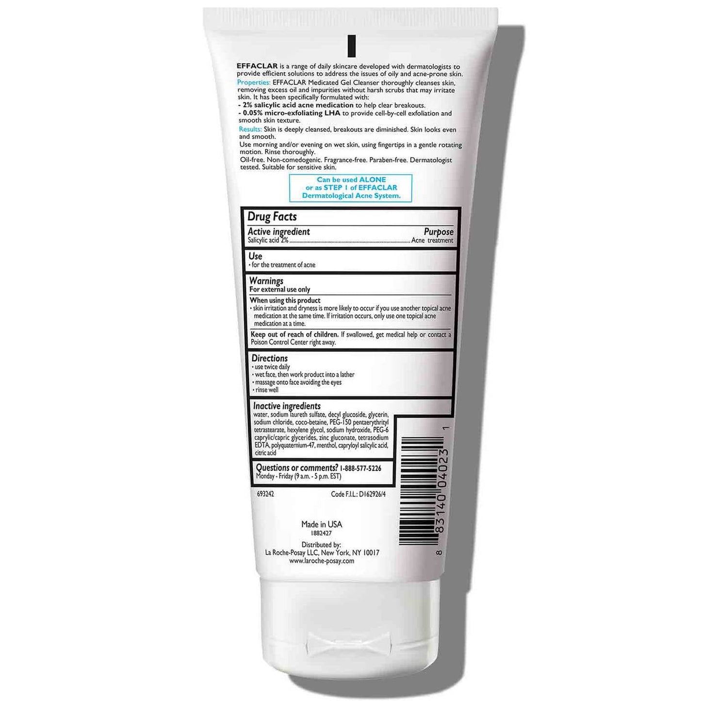 effaclar-medicated-acne-face-wash-b4 effaclar-salicylic-acid-acne-face-wash-883140040231-3.jpg