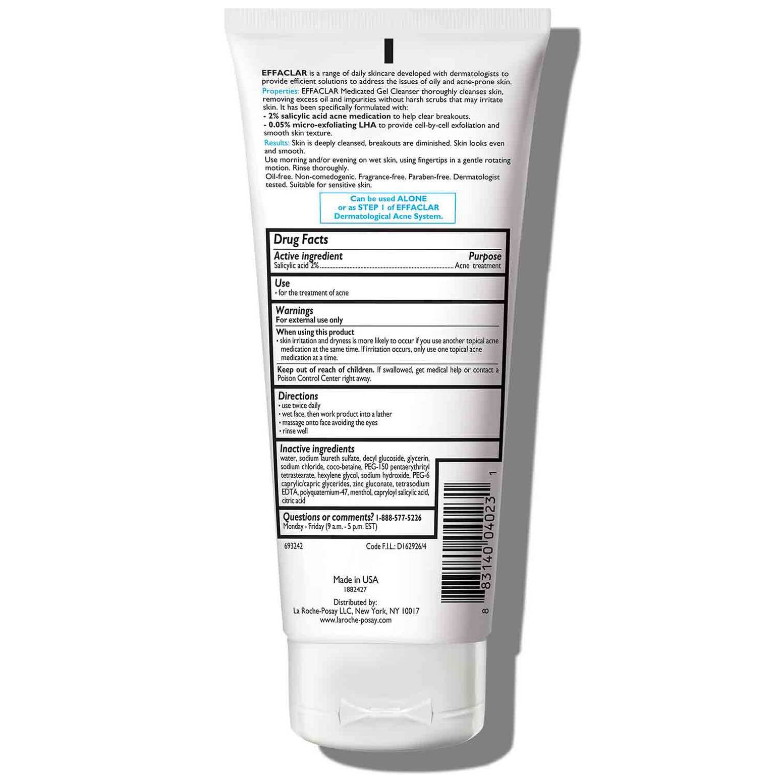 effaclar-medicated-acne-face-wash-b4 effaclar-salicylic-acid-acne-face-wash-883140040231-3.jpg